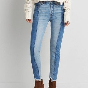 AE two tone vintage high rise